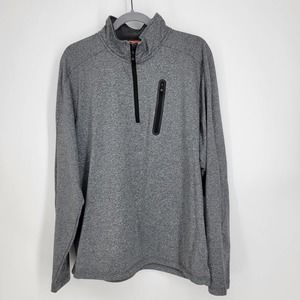 Hawke & Co Men's Pro Series 1/4 Zip Pullover Fleece Active Sweatshirt Size L